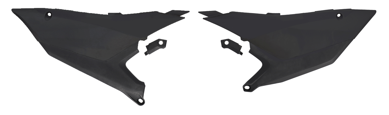 Cycra Zijnummerborden Zwart Yamaha YZ 450F 2026