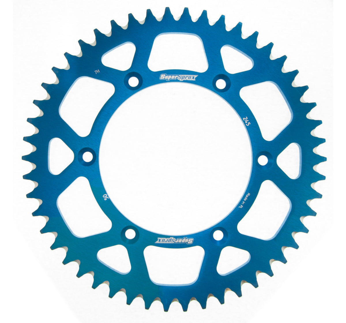Supersprox Alu Rear sprocketYA YZ/YZ F 99- Blue 51 – RAL-245:51-BLU