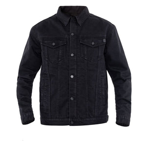 JOHN DOE Maverick herenjas van XTM® Denim, zwart, XL