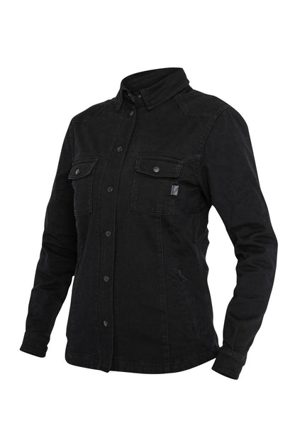 JOHN DOE Motoshirt damesmotorjas zwart 2XL - MxProStoreParts