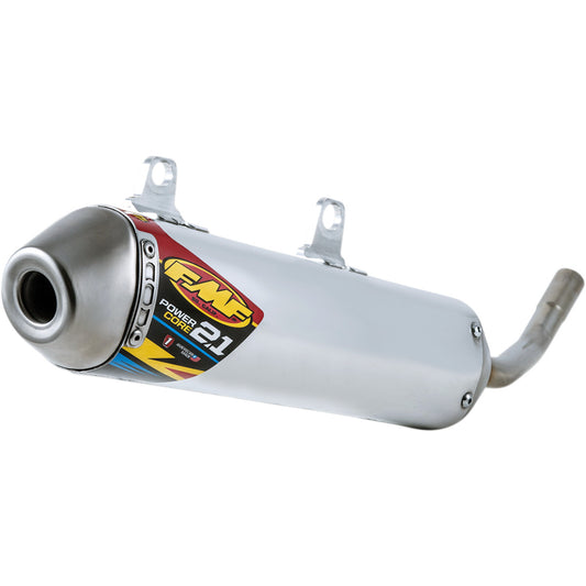 FMF Uitlaat demper Powercore 2.1 Aluminium KTM SX 250 17-18 & EXC 250/300 17-19 & Husqvarna TC 250 17-18 & TE 250/300 17-19