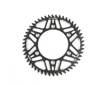 S-teel achtertandwiel 49 tands aluminium Zwart Beta/Gas Gas/Husqvarna - 13/Sherco