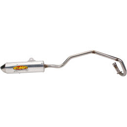 FMF Mini Powercore 4 Demper met RVS voorbocht Kawasaki KLX 110 02-20 & Suzuki DRZ 110 03-05