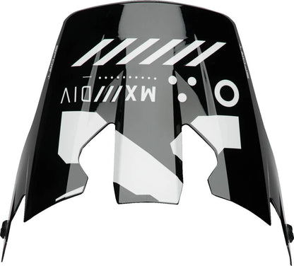 THOR Reflex Sport helmklep – Strike Zwart/Rood