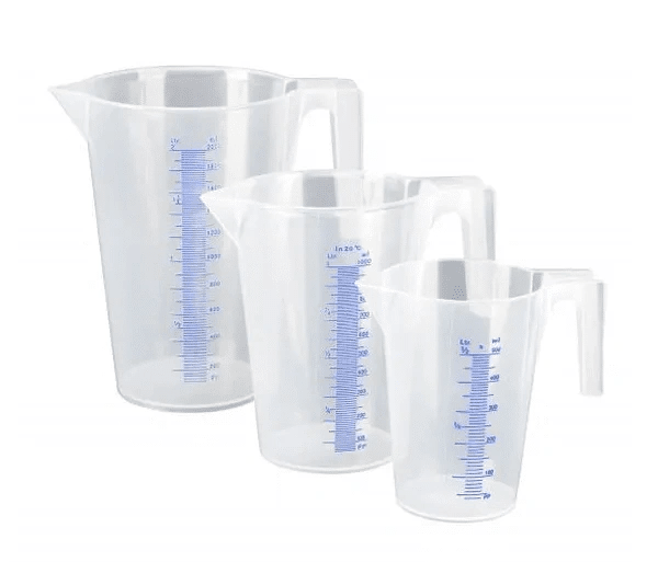 Pressol Maßbecher Öl 0,5L / 1L & 2L (3er Pack) - MxProStoreParts