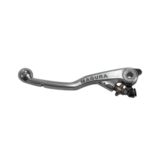 Magura Hymec 167 clutch lever, 123mm length, silver finish