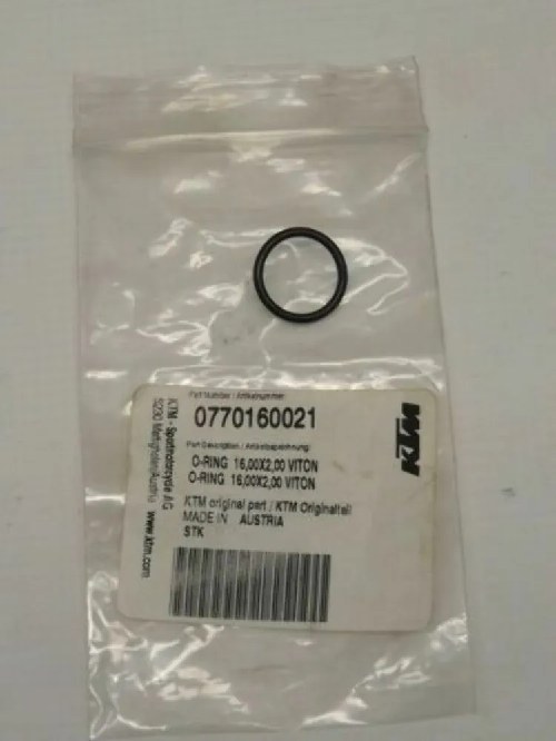 KTM/Husqvarna/Gas Gas OEM O-RING 16,00X2,00 VITON 0770160021