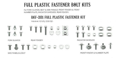 Airtime Volledige plastic set schroeven set Fantic XX/XE 125 21 & Yamaha YZ 125/250 02-