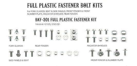 Airtime Volledige plastic set schroeven set Fantic XX/XE 125 21 & Yamaha YZ 125/250 02-