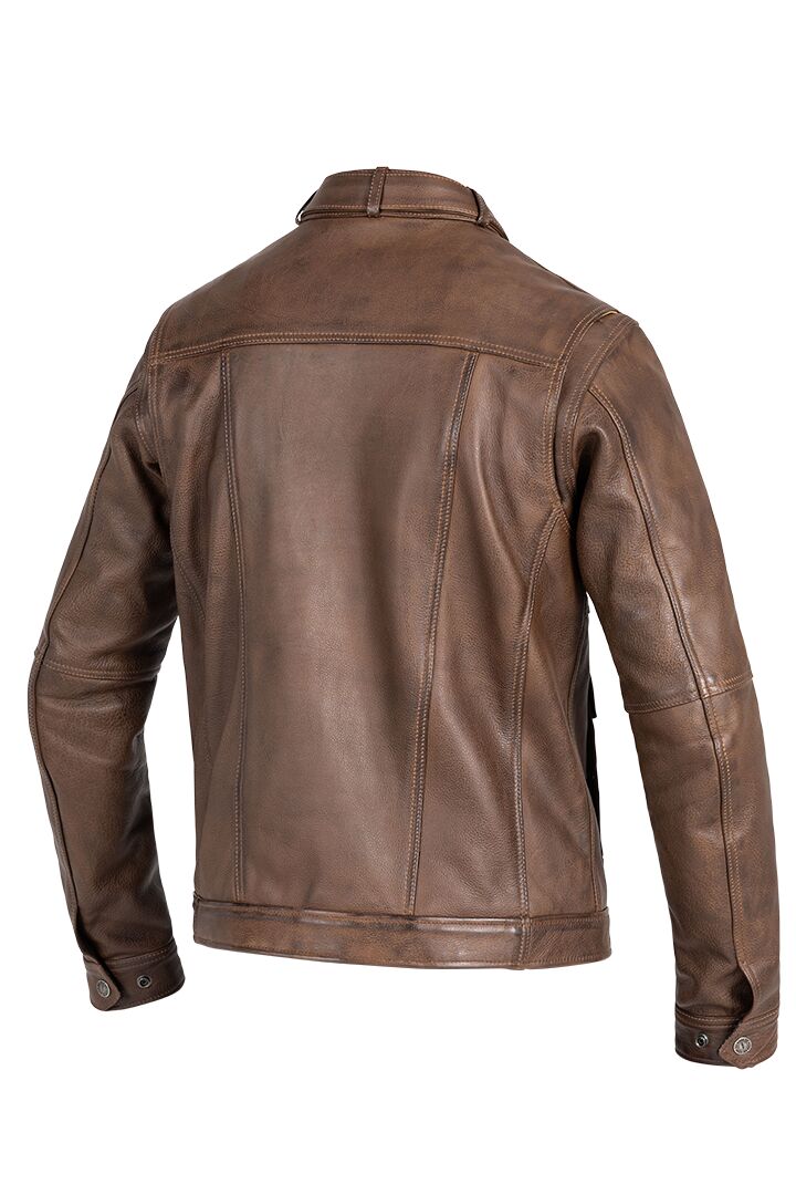 JOHN DOE Drifter leren herenjas bruin maat S