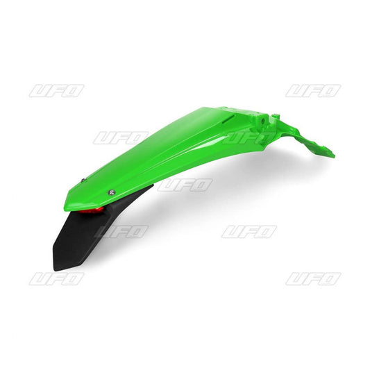 UFO Rear fender with enduro led KX250F 21-24 KX450F 19-23 Green 026