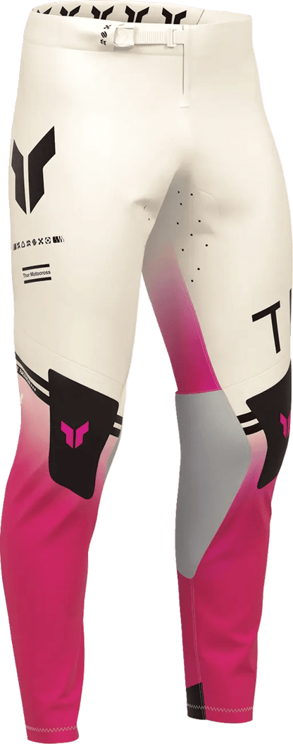 THOR Sportmode Geo crossbroek – Zwart/Lichtgrijs/Roze/Vintagewit