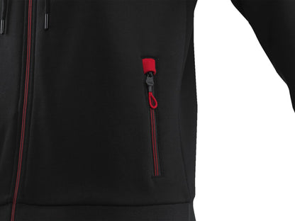 AKRAPOVIC Corpo damesvest met capuchon zwart maat S