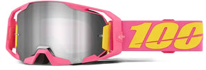 100% ARmatic crossbril roze/zilver/geel – zilveren spiegellens