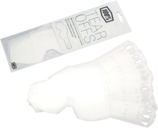 100% Racecraft/Accuri/Strata gelamineerde tear-offs – 20 stuks