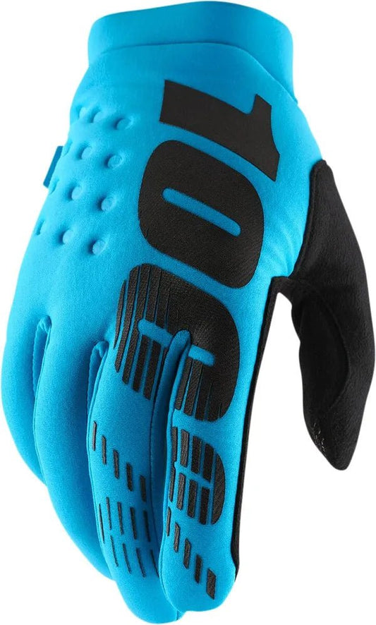 100% Brisker crosshandschoenen turquoise/zwart