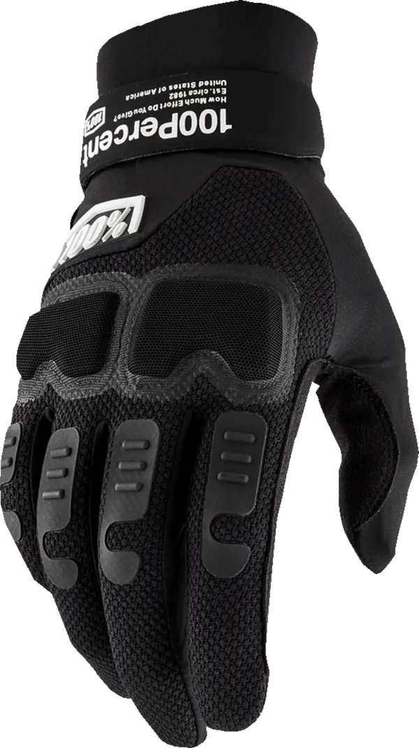 100% Langdale crosshandschoenen zwart
