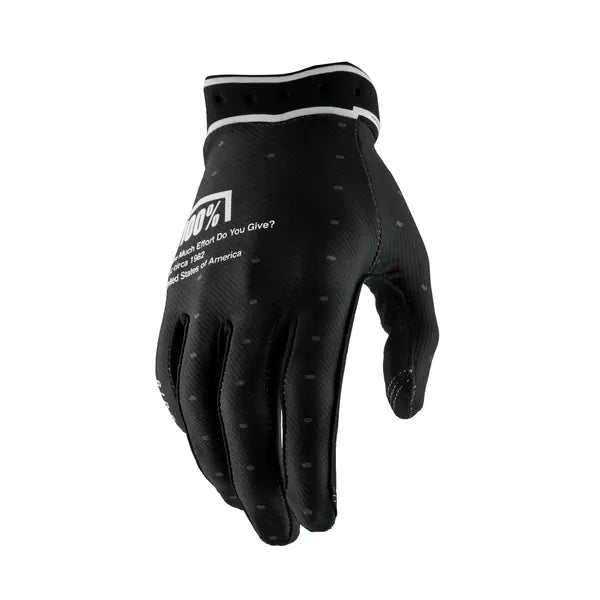 100% Ridefit crosshandschoenen zwart – maat S