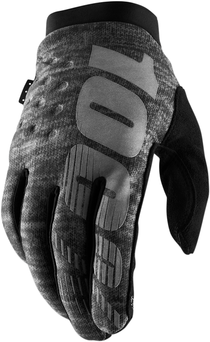 100% Maat XL koud weer handschoenen Brisker Heather Grijs