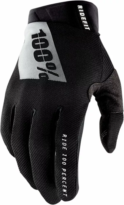 100% handschoenen Ridefit Zwart Maat XXL