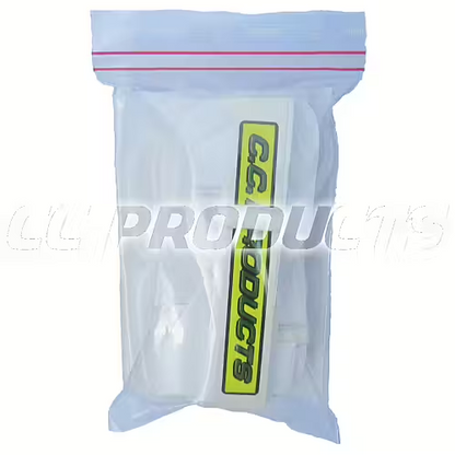 CC Products plaknummers Wit 11cm hoog ( 108 stuks )