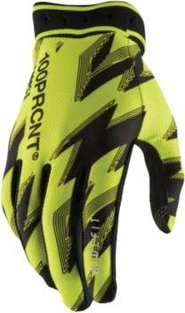 100% Handschuhe Ridefit Gelb/Schwarz Größe M 2026 Kollektion - MxProStoreParts