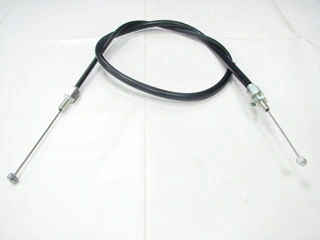 Sixty5 throttle cable for CRF150R 07-17, black sheath with metal end fittings