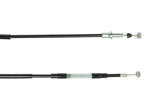 Sixty5 clutch cables for KX250F 09-10, two black cables with metal end fittings