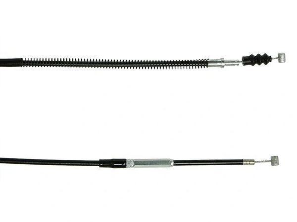 Sixty5 clutch cables RM 80, 1990-2001; two black cables with metal fittings.