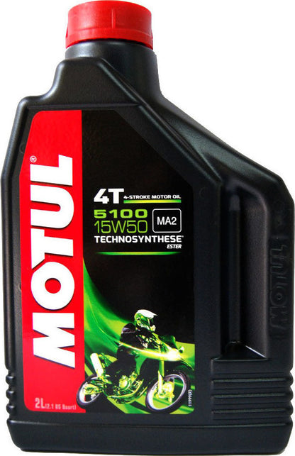 Motul 5100 4T 15W50 Half Synthetisch 2 Liter
