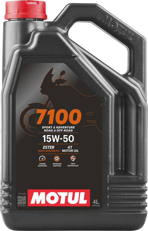 Motul 7100 motorolie 4t 15w50 100% synthetisch 4 liter