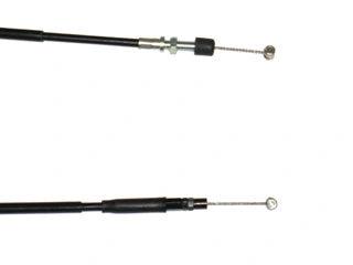 Pair of black Sixty5 clutch cables for YZ250F 06-08 with metal end fittings