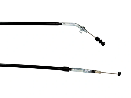Sixty5 clutch cables (2) for WR250F 15-18 and WR450F 16-21, black cables with metal end fittings
