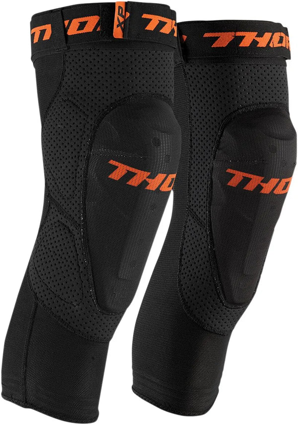 THOR Comp XP kniebeschermers – Zwart/Oranje – Zwart/Oranje