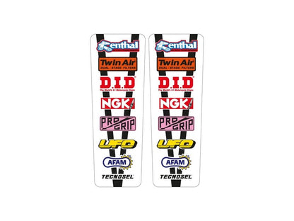 TECNOSEL Fender Stickers Vintage Sponsors - MxProStoreParts