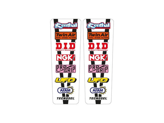TECNOSEL Fender Stickers Vintage Sponsors - MxProStoreParts