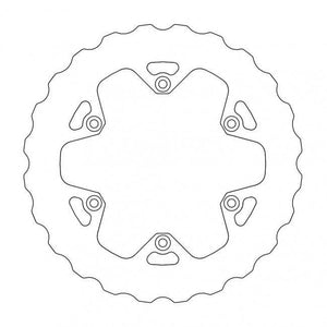 Moto Master Nitro Mud Rear Brake Disc 220mm for KTM 1989- & Husqvarna 2014- & Husaberg 2000-2014