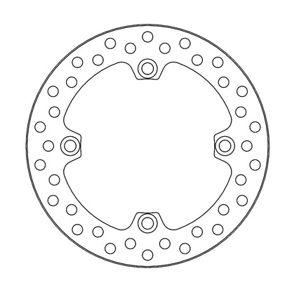 Moto Master Vintage achter remschijf ( 220mm ) Honda CR 125R/250R/500R