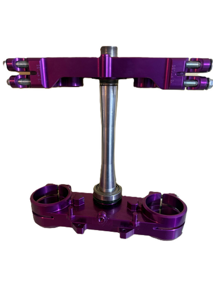 Kite MX kroonplaten Paars Offset 21mm Fantic XXF 250/450 2021- & Yamaha YZ 250F 2012-2023 & YZ 450F 2010-2015