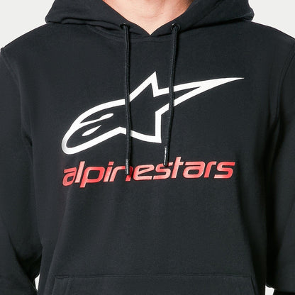 Alpinestars Always V3 Hoodie Zwart Wit Rood