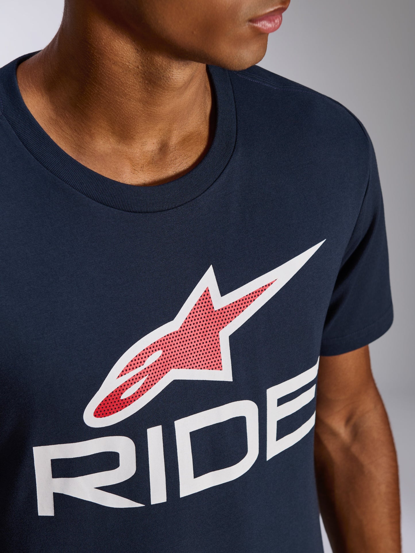 Alpinestars Ride 4.0 CSF T-Shirt Navy White Red