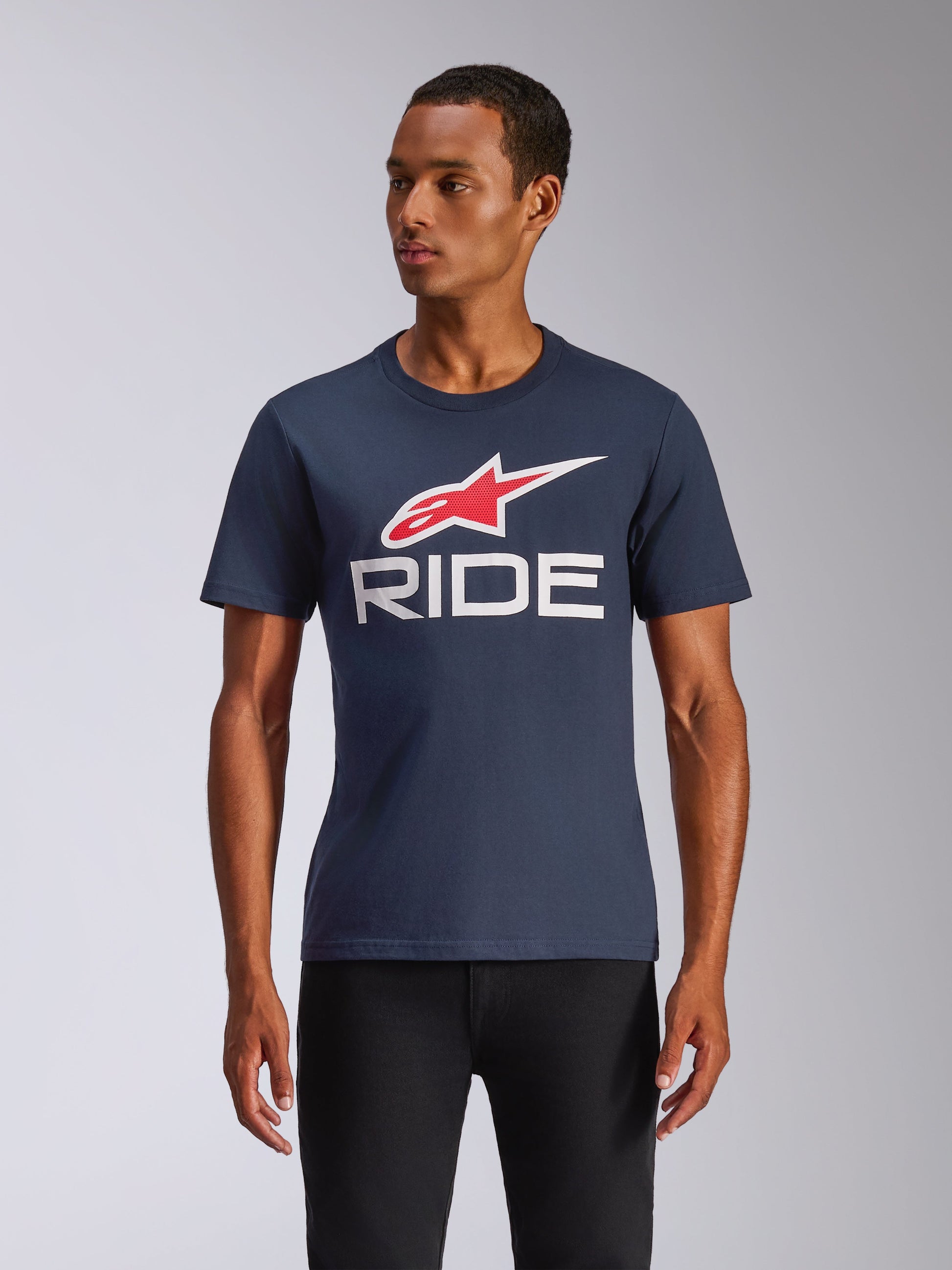 Alpinestars Ride 4.0 CSF T-Shirt Navy White Red