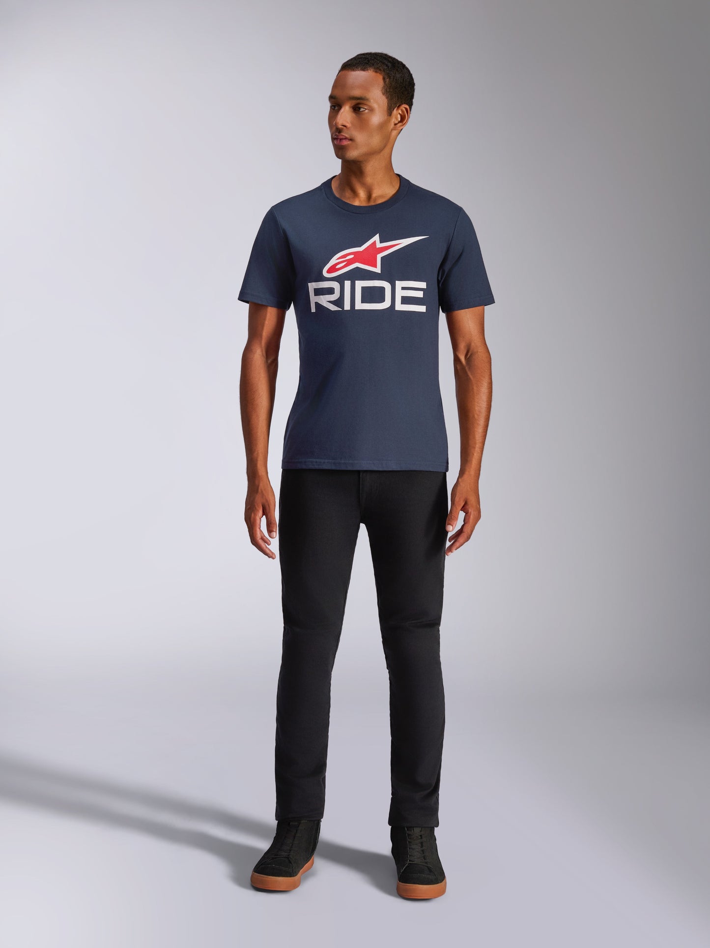 Alpinestars Ride 4.0 CSF T-Shirt Navy White Red