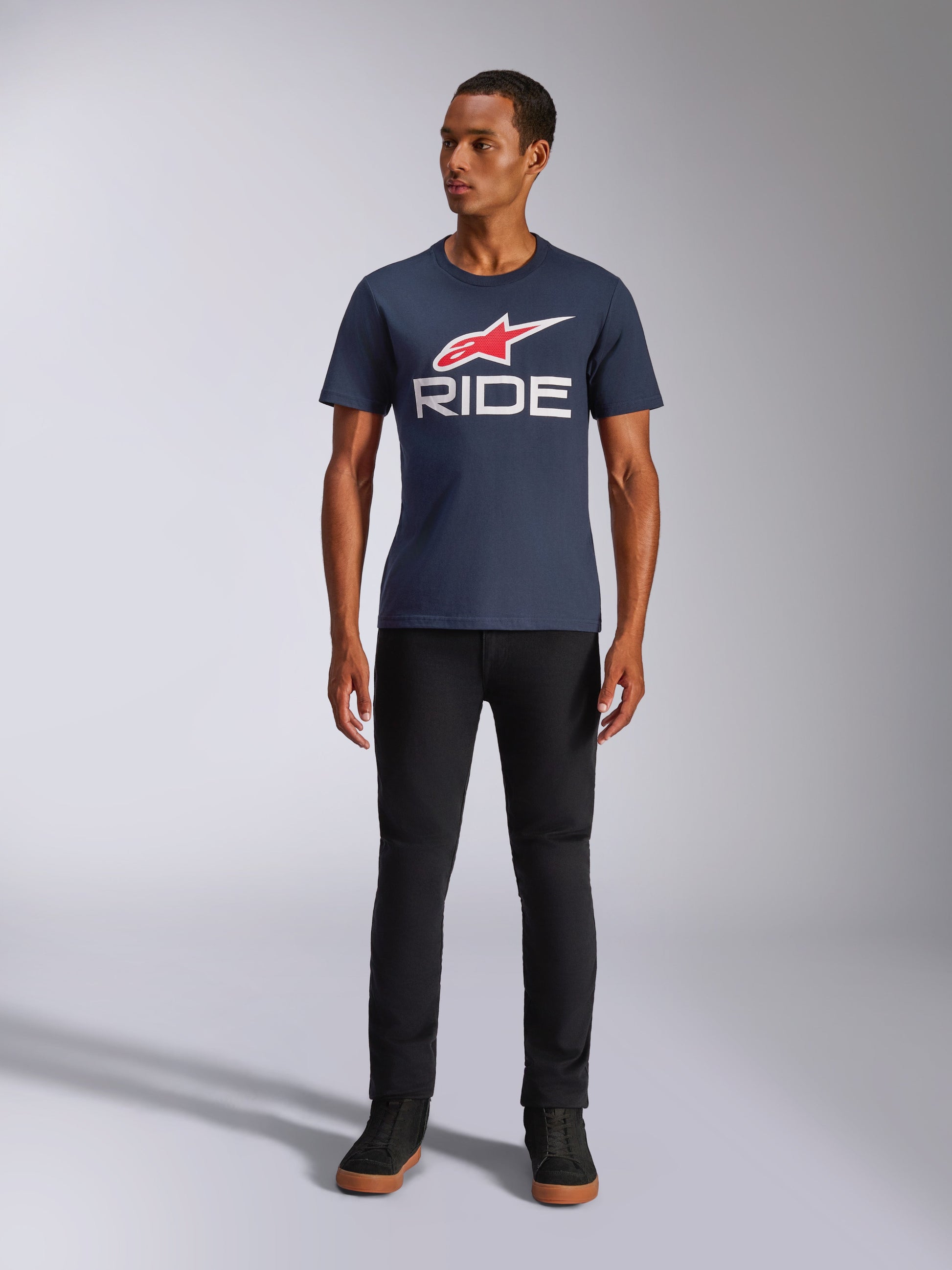 Alpinestars Ride 4.0 CSF T-Shirt Navy White Red