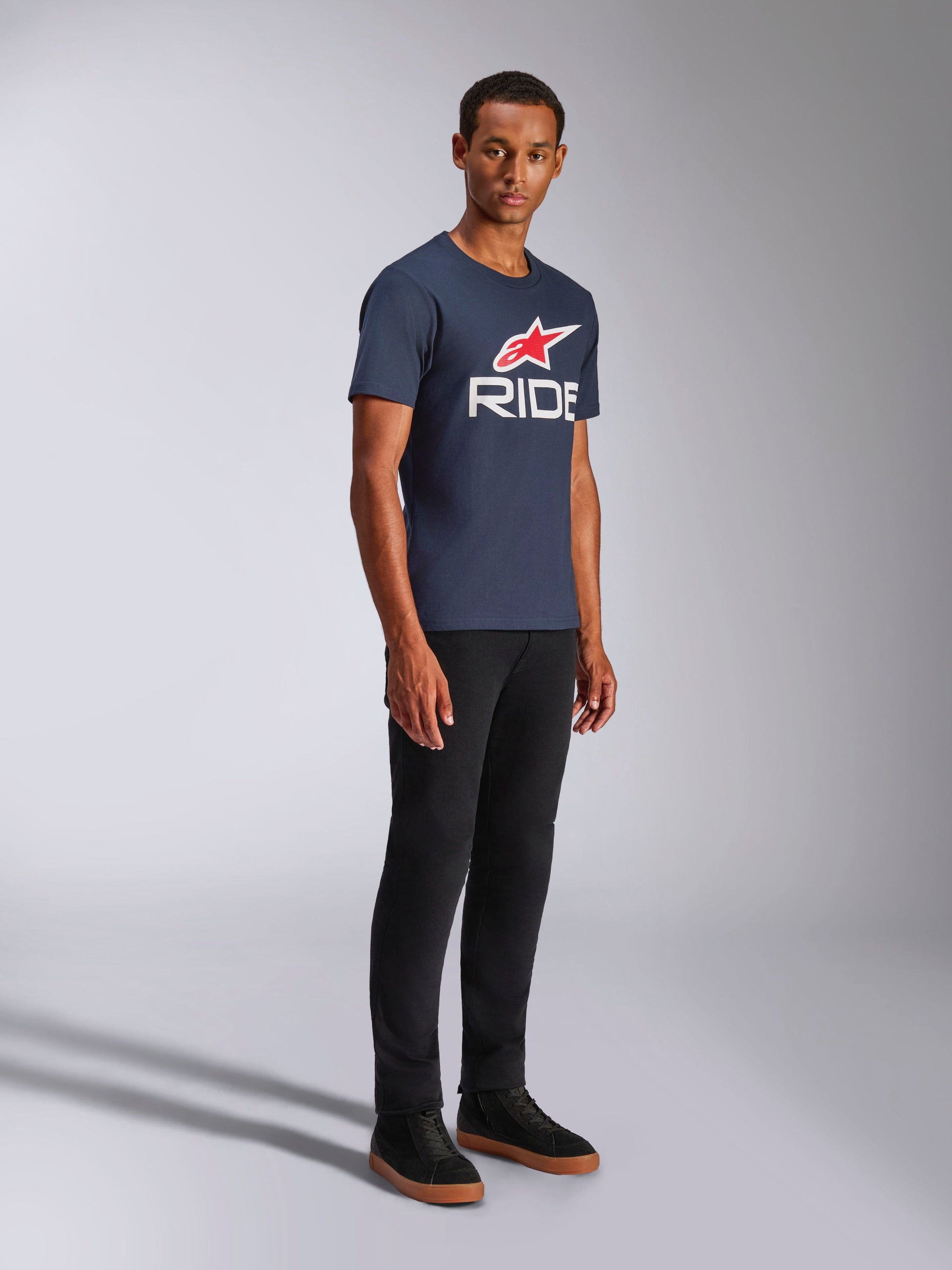 Alpinestars Ride 4.0 CSF T-Shirt Navy White Red