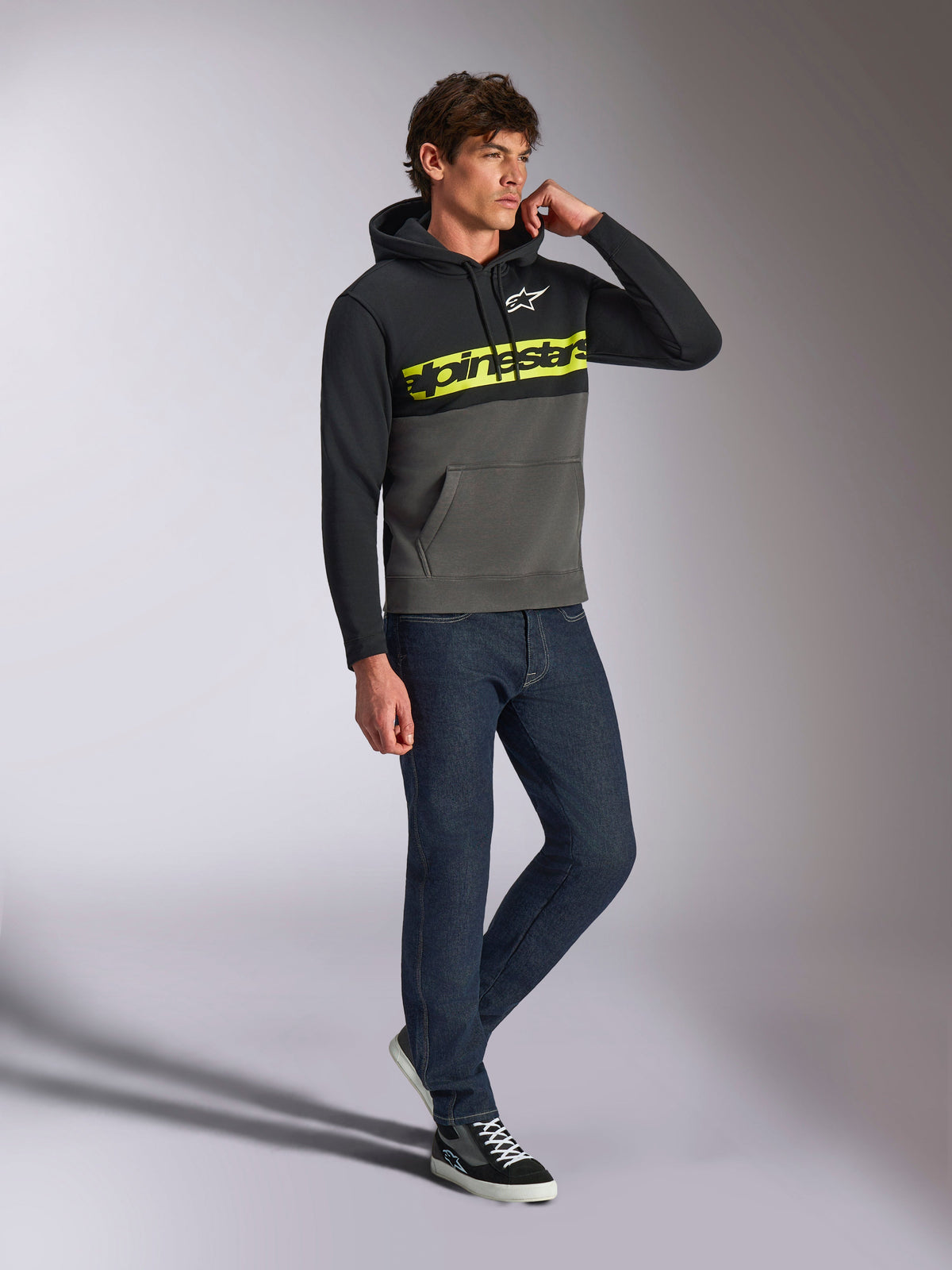 Alpinestars Parallel Hoodie Black Gunmetal