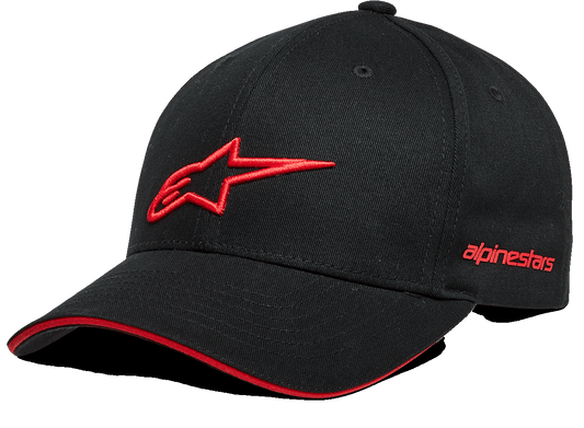 Alpinestars Rostrum Snapback Cap Schwarz Rot
