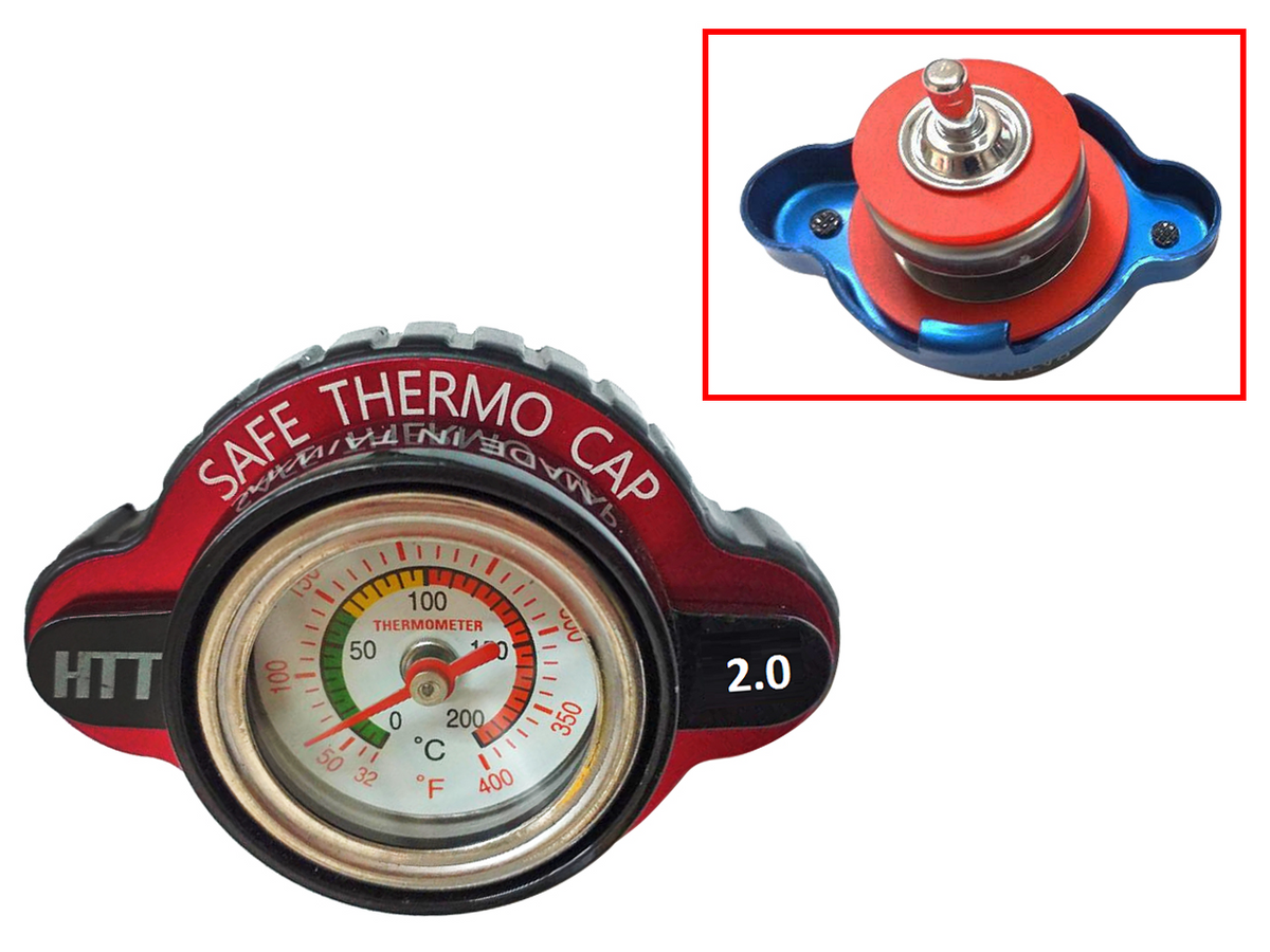 Sixty5 Radiator Cap with temp cauge 2.0bar Ho/Ka/Su/Ya – MX-10104RD