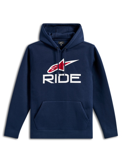 Alpinestars Ride V3 Hoodie Marineblauw Wit Rood