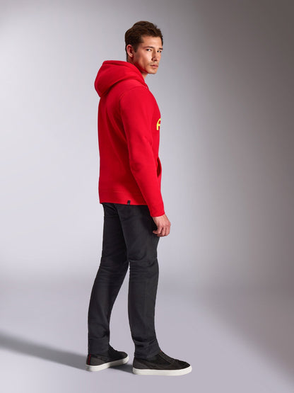 Alpinestars Linear Wordmark V3 Fleece Hoodie Rood Wit Wit